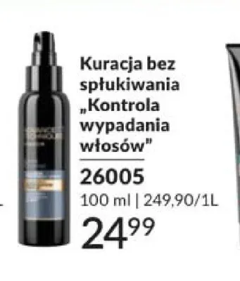 Kuracja bez spłukiwania Kontrola wypadania włosów Avon promocja w AVON