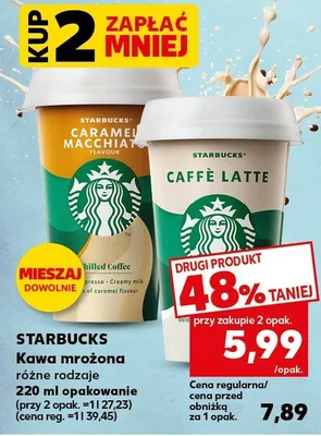 Kawa mrożona Starbucks Caramel Macchiato promocja w Kaufland