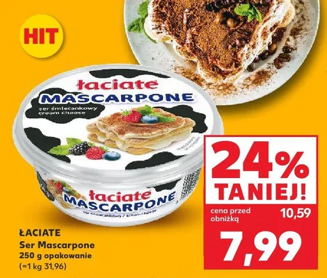 Ser Mascarpone promocja w Kaufland