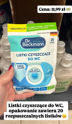 Listki czyszczące do WC ocean breeze promocja w Biedronka