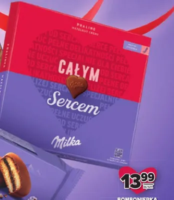 Bombonierka I Love Milka promocja w Stokrotka