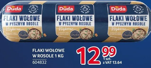 Flaki wołowe w rosole Duda 1 kg promocja w Selgros