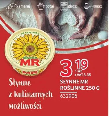 Tłuszcz roślinny MR Słynne Roślinne 632906 promocja w Selgros