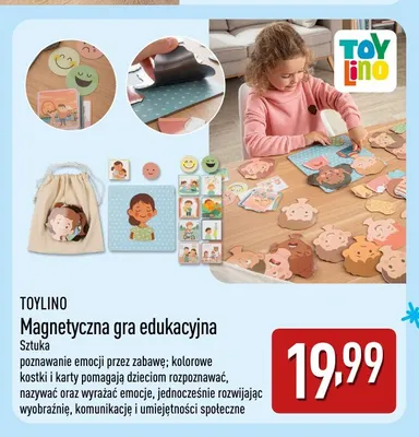 Magnetyczna gra edukacyjna Toylino promocja w Aldi