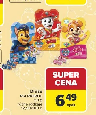 Draże PSI PATROL promocja w Carrefour