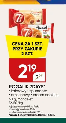 Rogalik 7Days cream cookies promocja w Chata Polska