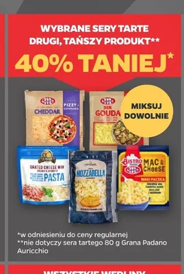 Ser tarty Grated Cheese Mix Pasta promocja w Netto