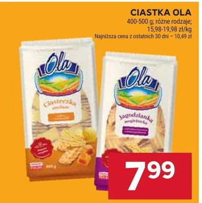Ciastka ola promocja w Stokrotka