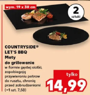 Maty do grillowania Let's BBQ w formie gęstej siatki promocja w Kaufland