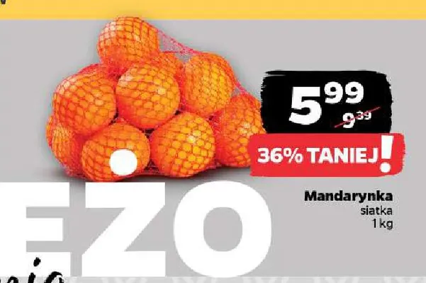 Mandarynki w siatce promocja w Netto