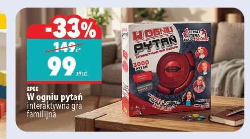 Gra familijna EPEE W ogniu pytań interaktywna promocja w Biedronka Home