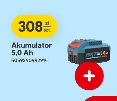Akumulator 5,0Ah Erbauer promocja w Castorama