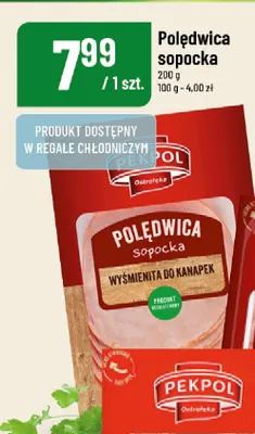 Polędwica sopocka Pekpol promocja w POLOmarket