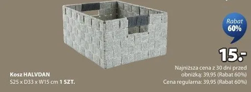 Kosz promocja w Jysk