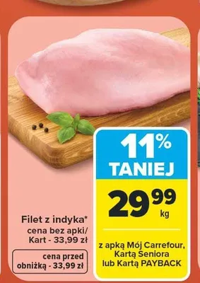 Filet z indyka promocja w Carrefour