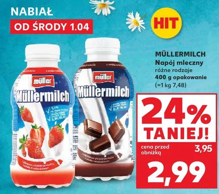 Napój mleczny różne rodzaje promocja w Kaufland