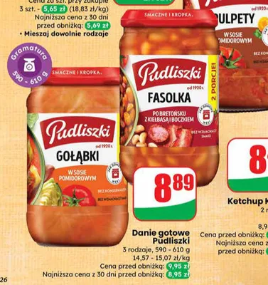 Danie gotowe Pulpety promocja w Dino