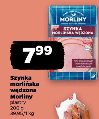 Szynka morlińska wędzona Morliny promocja w Netto