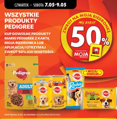 Karma dla psów Pedigree promocja w Biedronka