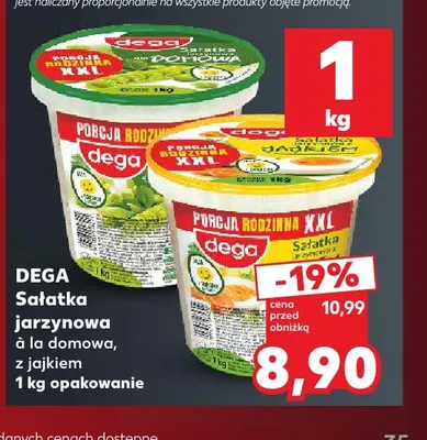 Sałatka jarzynowa à la domowa Dega promocja w Kaufland