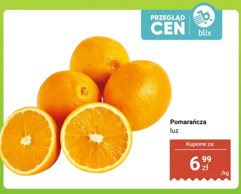 Pomarańcza luz promocja w Dino