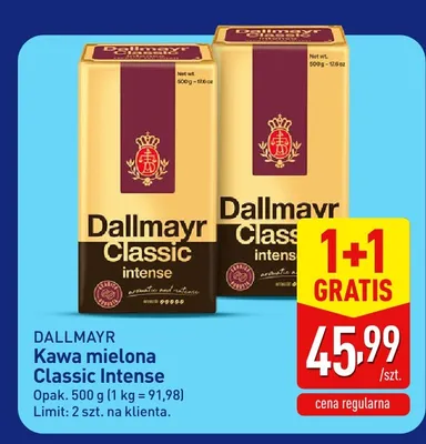 Kawa mielona Dallmayr Classic Intense promocja w Aldi