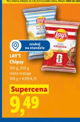 Chipsy promocja w Lidl