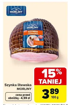Szynka litewska promocja w Carrefour