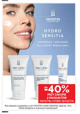 Krem pod oczy z prebiotykami Iwostin Hydro Sensitia Prebic promocja w Ziko Dermo