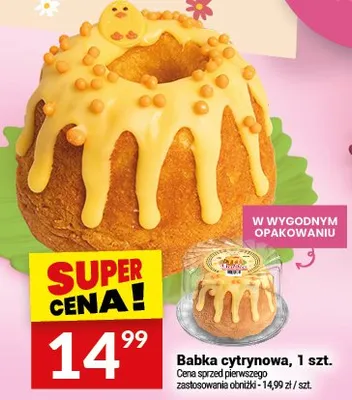 Babka cytrynowa promocja w Twój Market