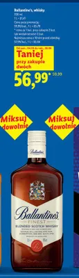 Whisky Ballantine's Finest promocja w Lidl