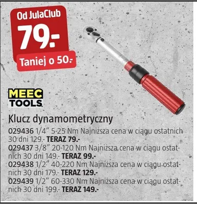 Klucz dynamometryczny promocja w Jula