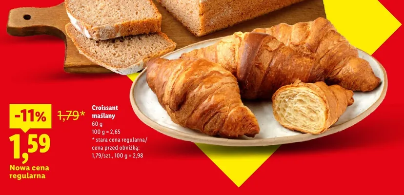 Croissant maślany promocja w Lidl