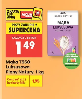 Mąka T550 Luksusowa Plony Natury promocja w Biedronka