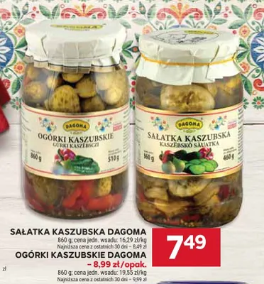 Ogórki kaszubskie promocja w Stokrotka