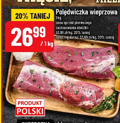 Polędwiczka wieprzowa promocja w POLOmarket