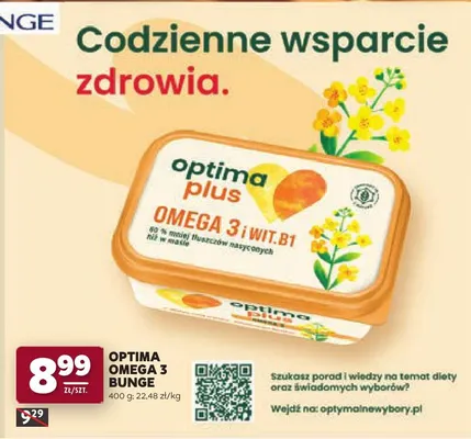 Optima Omega 3 Bunge promocja w Stokrotka