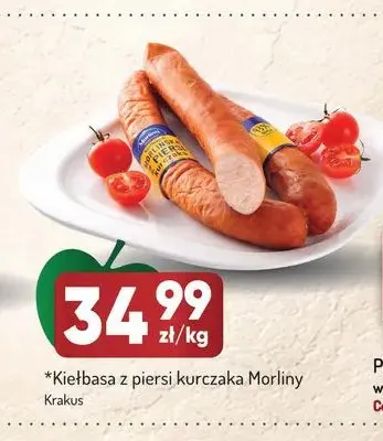 Kiełbasa z piersi kurczaka Morliny Krakus promocja w Avita