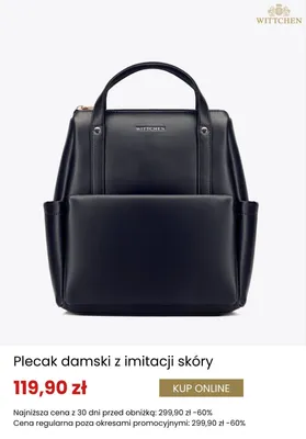 Plecak damski z imitacji skóry Wittchen promocja w Wittchen