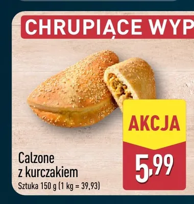 Calzone z kurczakiem promocja w Aldi