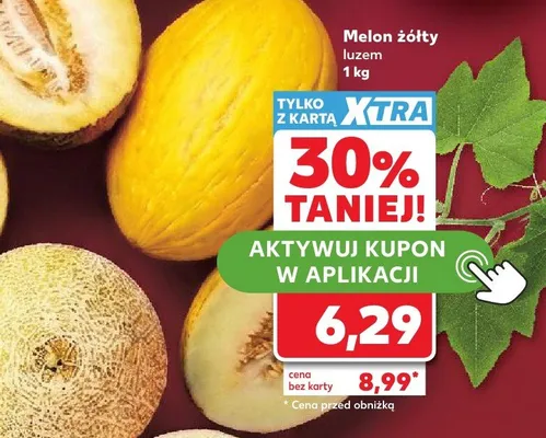 Melon żółty promocja w Kaufland