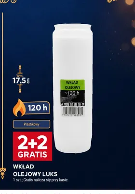 Wkład olejowy Luks promocja w Stokrotka