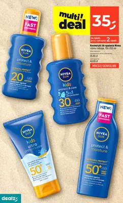 Kosmetyki do opalania różne rodzaje promocja w Dealz