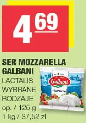 Ser mozzarella galbani promocja w SPAR