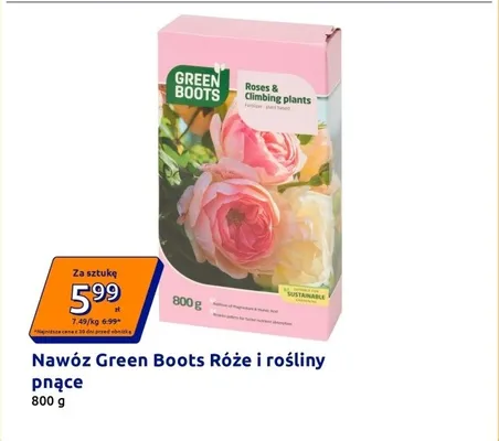 Nawóz Green Boots Róże i rośliny pnące promocja w Action