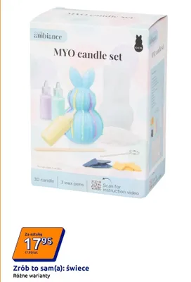 Zestaw zrób to sam(a): świece, różne warianty promocja w Action