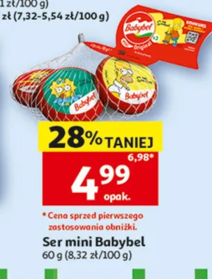 Ser mini Babybel promocja w Auchan