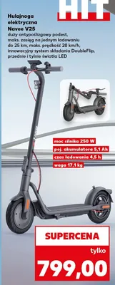 Hulajnoga elektryczna Navee V25 promocja w Kaufland