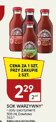 Sok warzywny Dawtona promocja w Chata Polska