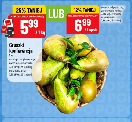 Gruszki konferencja promocja w POLOmarket